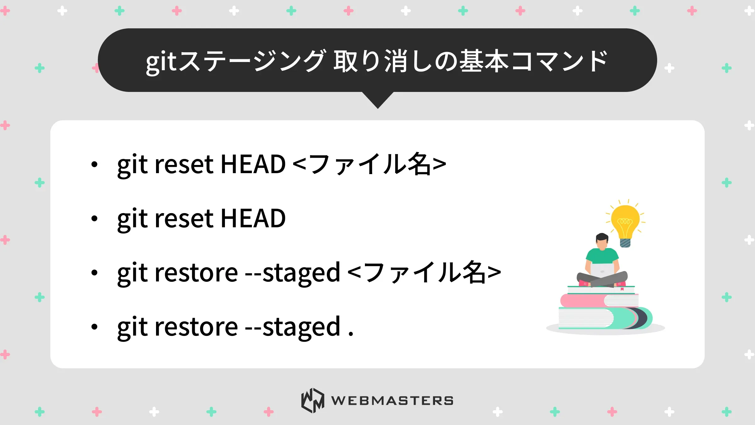 git ステージング 取り消しの基本コマンド