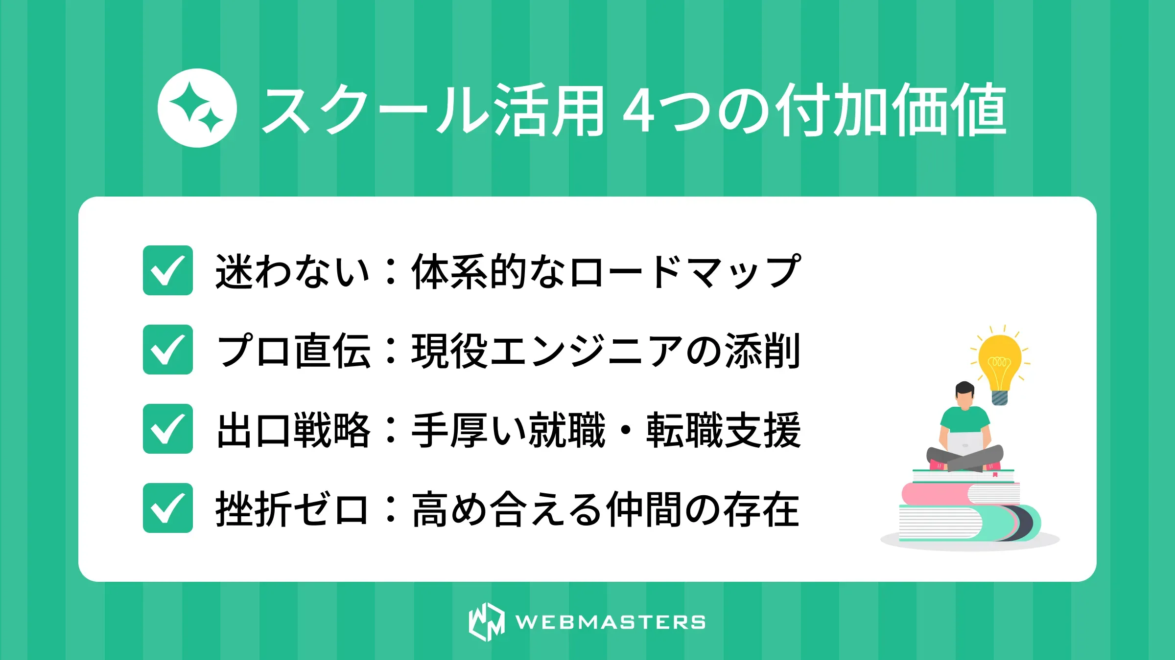スクール活用 4つの付加価値