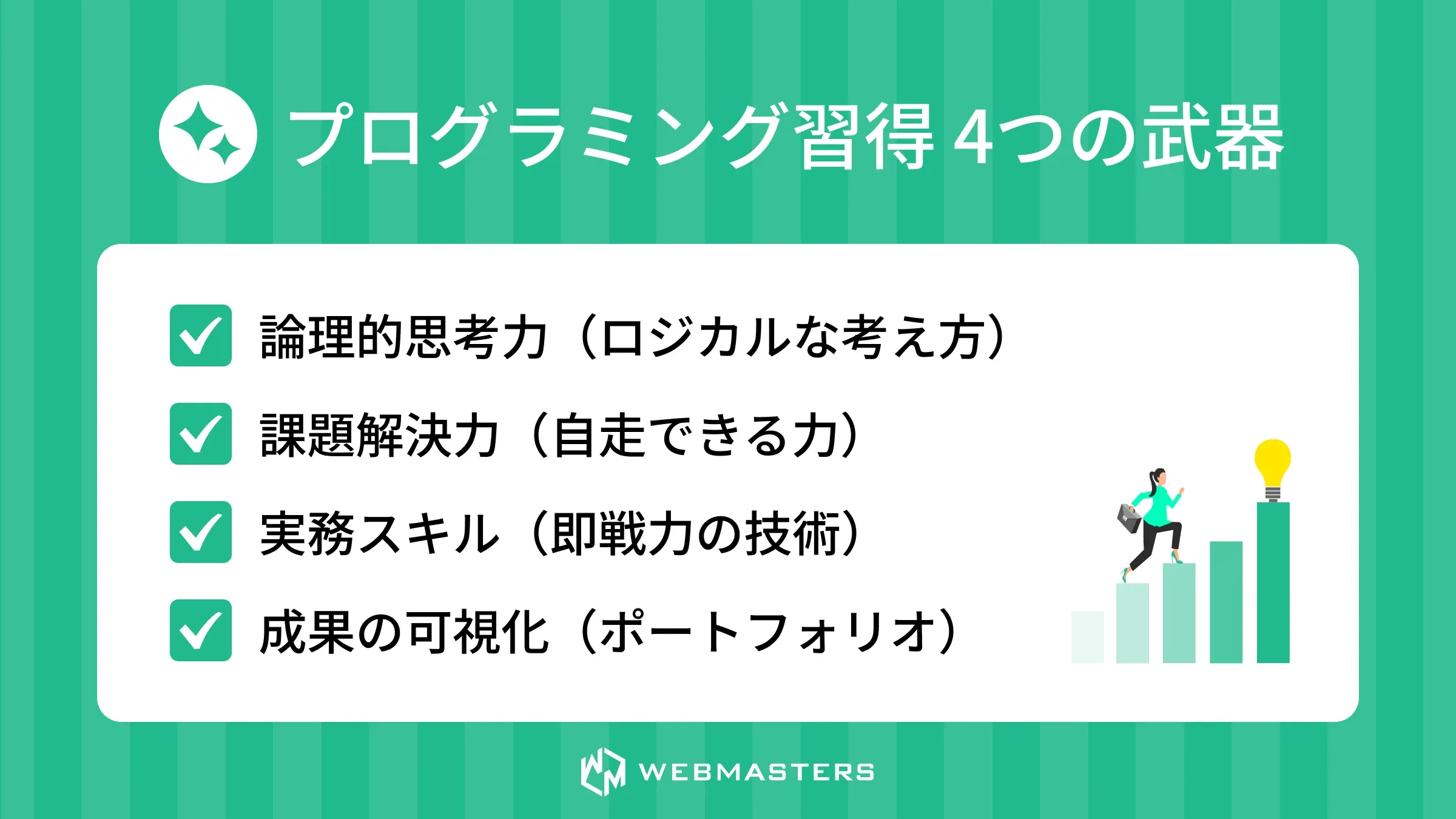 プログラミング習得 4つの武器